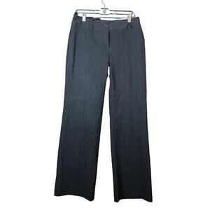 Express Womens Pants Black Correspondent Straight Leg Career Stretch 6